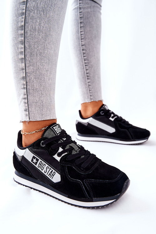 Kožená sportovní obuv Big Star II274271 Černé