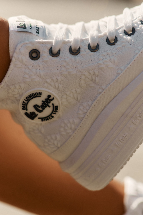 Dámské Tenisky Na Platformě Lee Cooper LCW-25-44-3209L Bílé