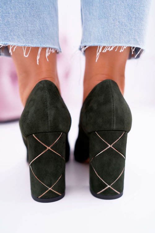 Dámske čerpadlá Laura Messi Olive Suede 2050