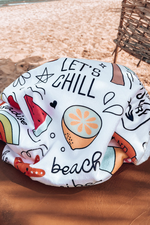 Batoh Bag Towel 3v1 Barevný tisk Bílá