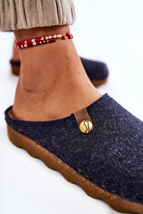 Domácí pantofle Profylaktické pantofle Inblu DK-08-041 Námořnická modrá