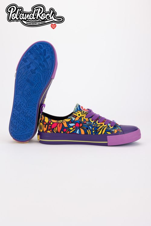 Tenisky Pol'and'Rock Festival X Big Star SS274905 Fialové