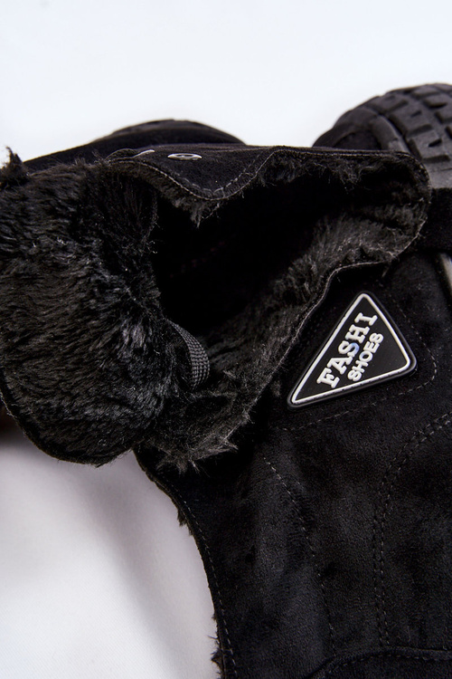 Vysoko izolované semišové čierne tenisky Evren