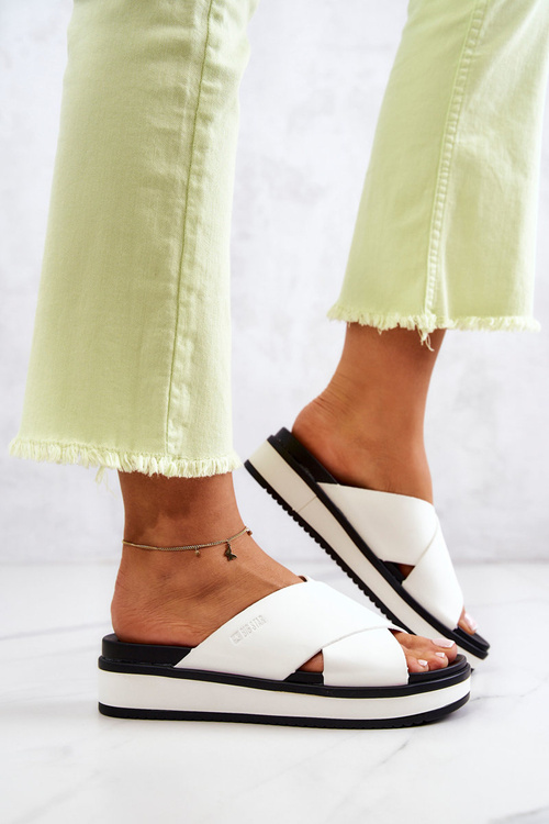 Veľká hviezda JJ274723 Dámske kožené papuče