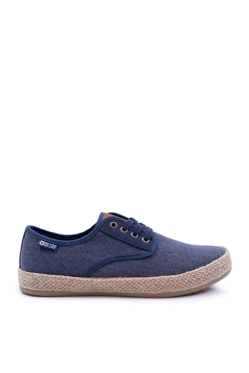 Nízké Pánské Tenisky Espadrilly Big Star Tmavě Modré DD174174
