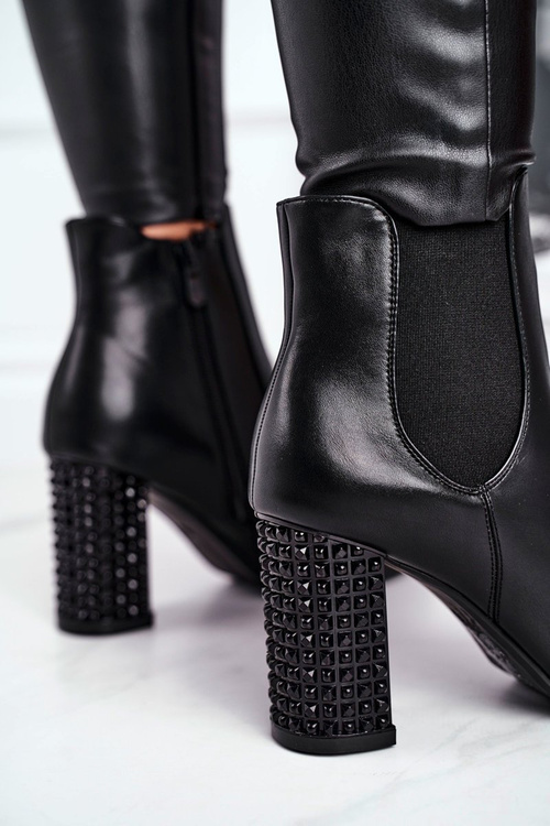 Dámské Kotníkové Boty černé In Your Eyes