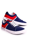 Pánska veľká hviezda FF174137 Navy-červené tenisky
