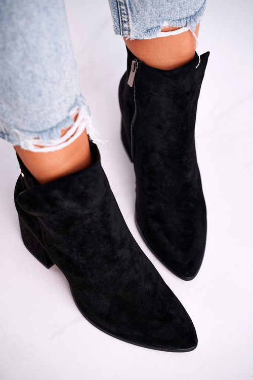 Dámske teplé ekologické topánky, čierna tak dobrá