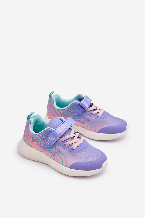 Lehké Dětské Sportovní Boty Memory Foam System Big Star LL374151 Fialové