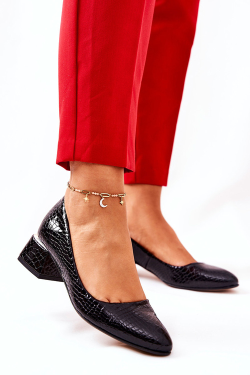 Lodičky Hadí Lewski 3118 Černé