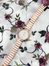 Dámske hodinky Ernest Claudie Pink Gold White Shield