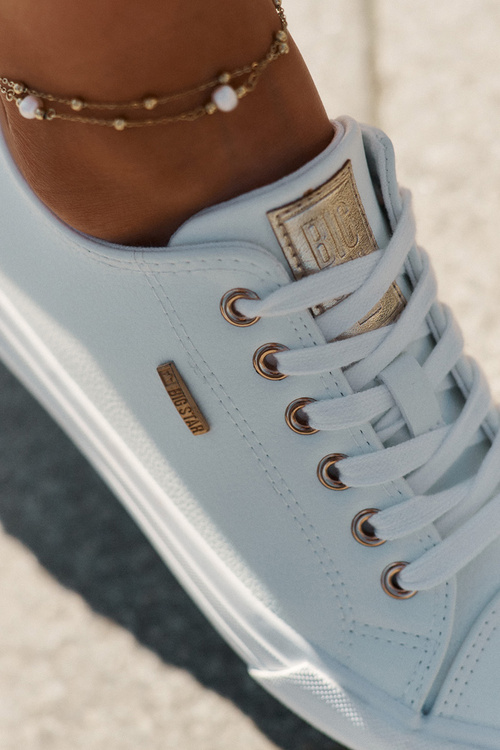 Dámske Tenisky Z Eko Kože Big Star RR274748 Biele