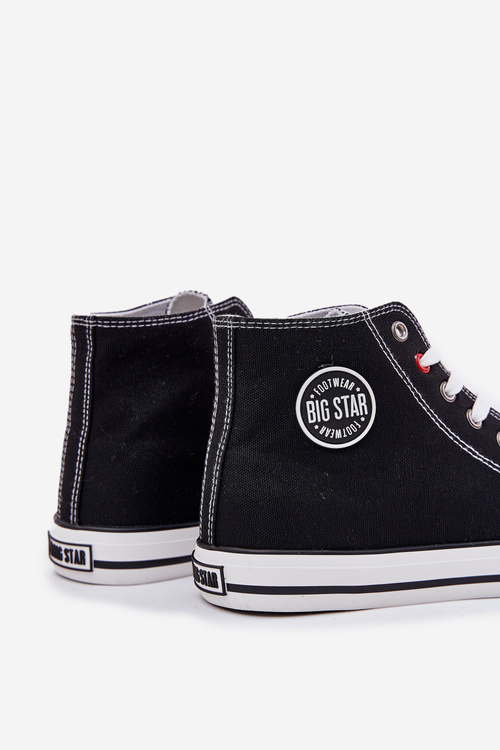 Textilné Pánske Tenisky Big Star NN174304 HI-POLY SYSTEM Čierne