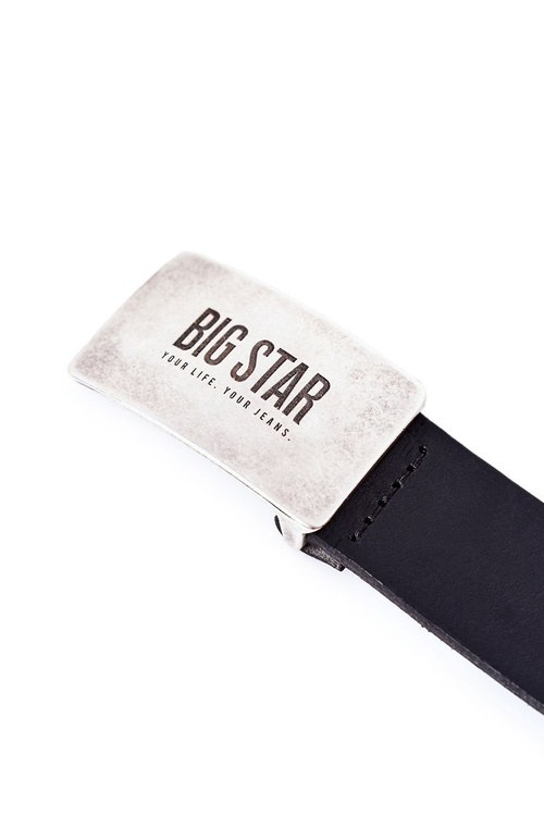 Pánský Kožený Pas Big Star HH674119 Černý