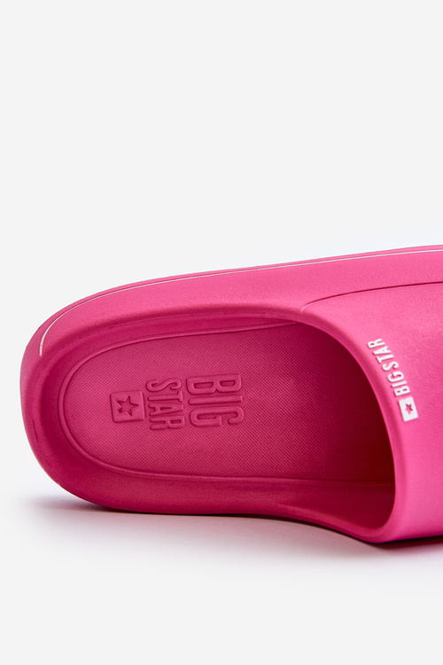 Lehké Dámské Pantofle Big Star NN274A041 Fuksie