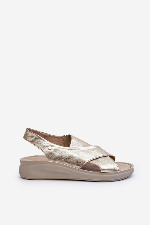 Čierne sandále z kože Morgan