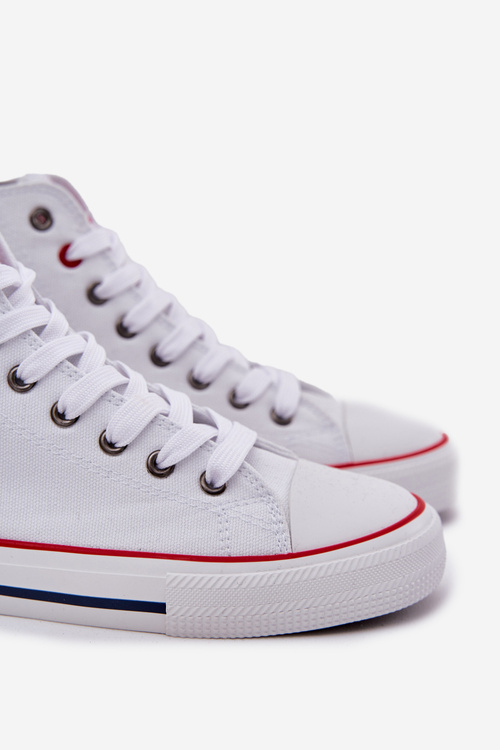 Pánske Textilné Tenisky Big Star NN174305 HI-POLY SYSTEM Biele