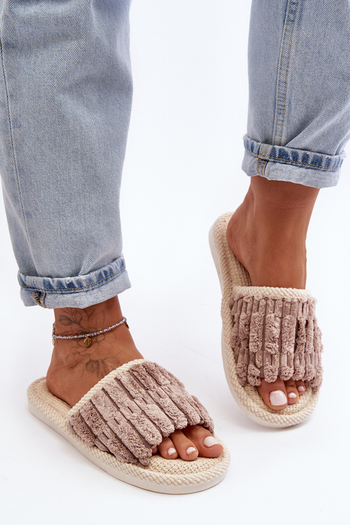 Dámske klasické papuče Rirovi Brown