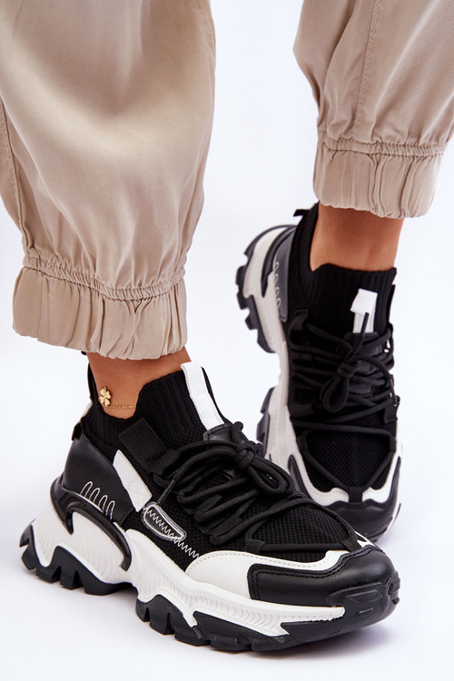 Dámské ponožkové tenisky Černe Keaton