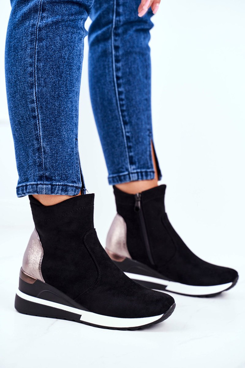 Dámská Sportovní Obuv Vysoke Cerné 21-10573