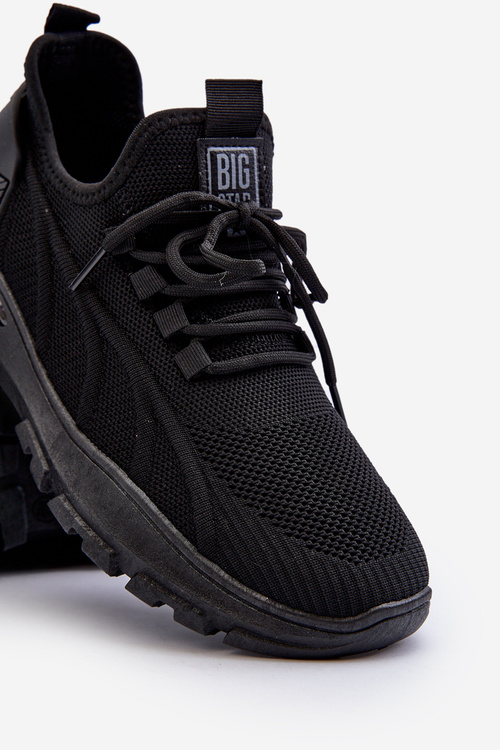 Pánske tenisky HI-POLY SYSTEM Big Star NN174467 Čierne