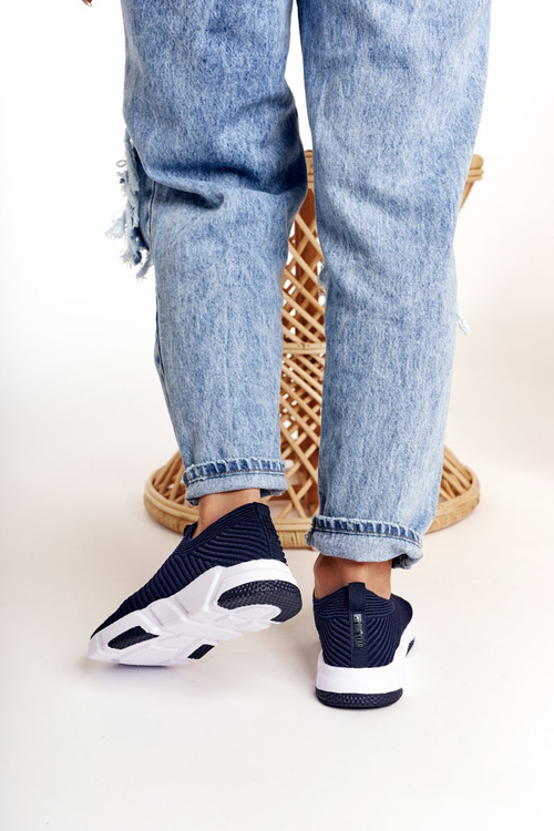 Dámské Tenisky Slip-on Big Star DD274464 Tmavě Modré