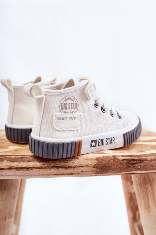 Dětské vysoké tenisky BIG STAR KK374015 Bílá