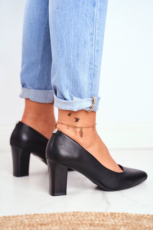 Lodičky Na Podpatku Sergio Leone PB403 Černé