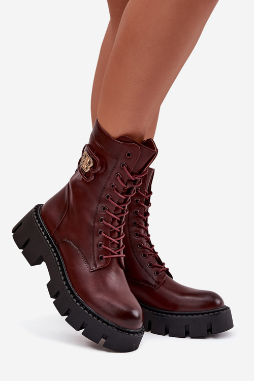 Zateplené workery dámske s ozdobou Bordeaux Melisse