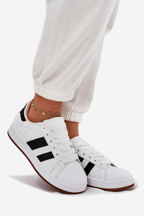 Dámske Tenisky Z Eko Kože Biele Arlenina