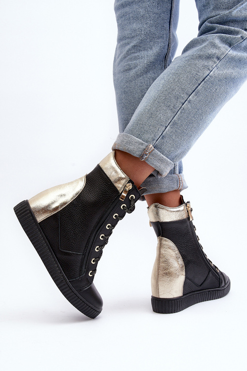 Zazoo 3081 Kožené Dámske Topánky Na Kotníku Čierne