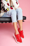 Dámske športové topánky Big Star Red FF274A412