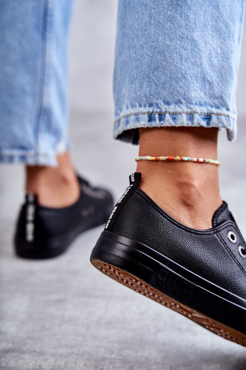 Dámské kůže Sneakers Big Star KK274106 Černá