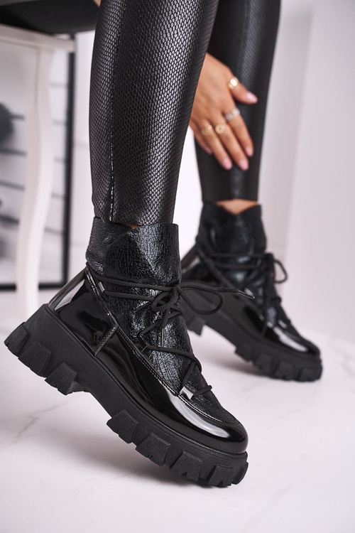 Dámské Kotníkové Boty Černé Rochelle