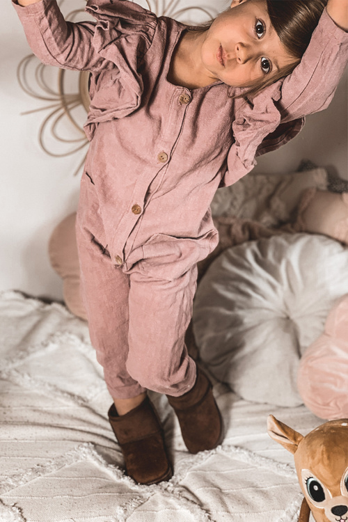 Dětské Teplé Sněhule Semišové Hnědé Gooby