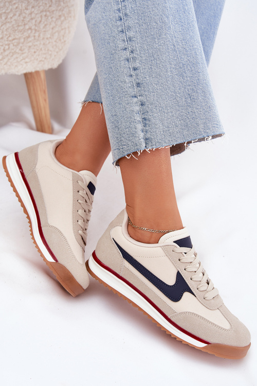 Sportovní Boty Tenisky Dámské Béžové Zerina