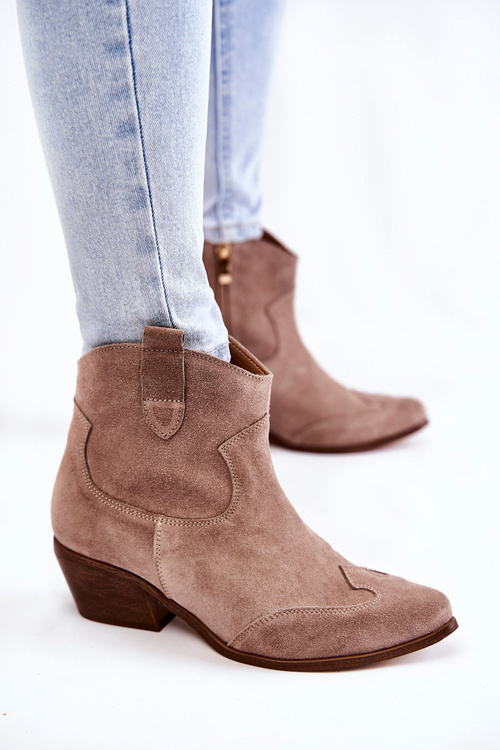 Dámské Kotníkové boty Spitz Lewski Shoes 3236 Cappucino