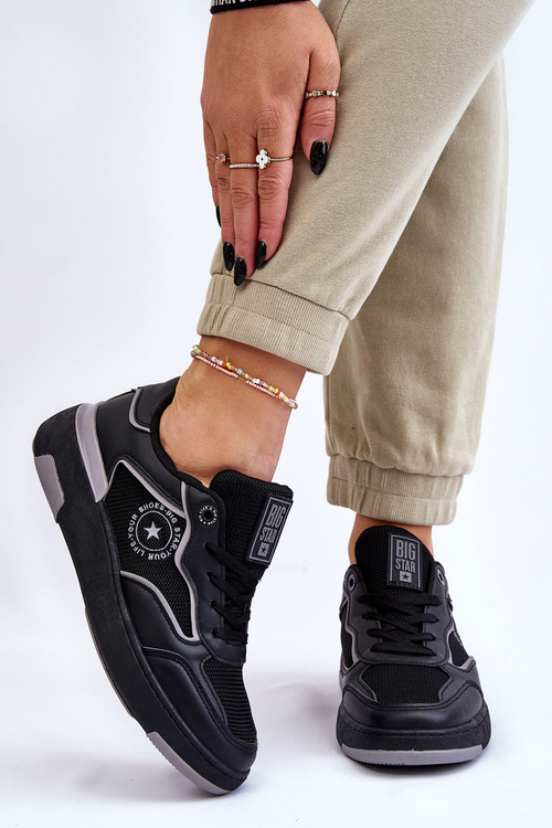 Dámská sportovní obuv Big Star LL274443 Černá a šedá