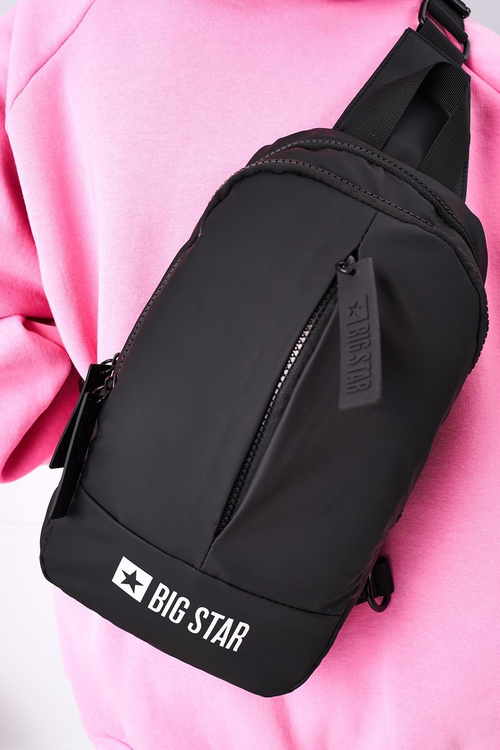 Malý športový batoh pre jedno rameno veľká hviezda HH574108 čierna