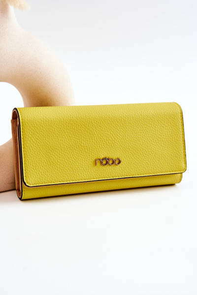 Dámská velká kožená peněženka NOBO M0123-C002 Žlutá