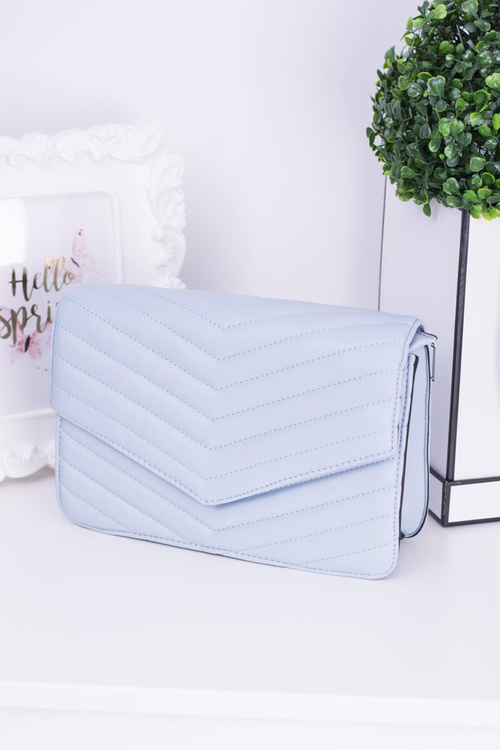 Klasická prešívaná modrá taška