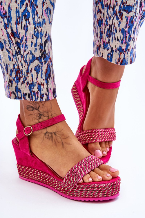 Klasické dámske sandále Fuksja Malmo