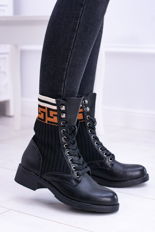 Dámske čierne ponožky