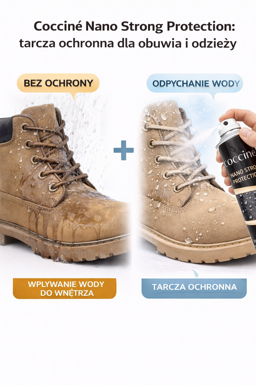 Coccine Impregnace Ochrana Vody pro Kůži a Textil Nano Strong Protection 400ml