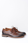 Nikopol Brown Leather Pánske elegantné topánky Modtes