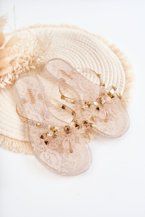 Dámsky gumový flip -flops, nahá monise flip -flops