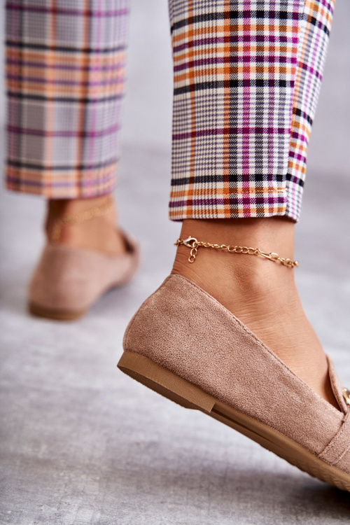 Suede Classic Dark Béžové mokasíny Roddie