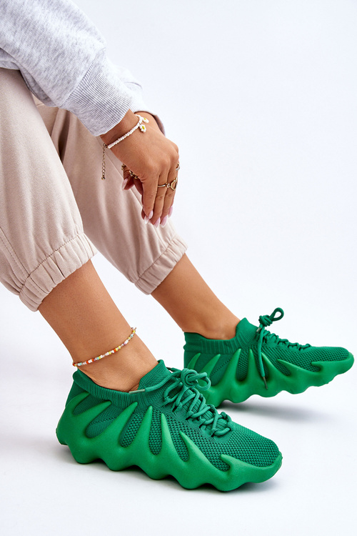Dámske posuvné zelené tenisky myles