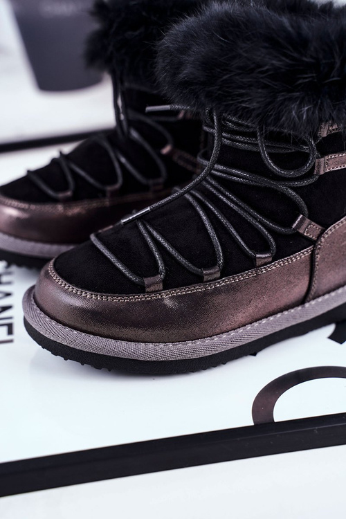 Detské topánky Snow Boots Big Star Black GG374083