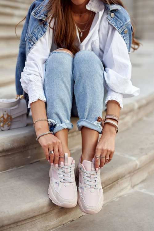 Dámske športové topánky tenisky Big Star GG274655 Pink